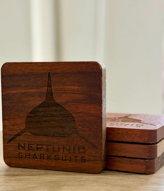 Limited Edition: Neptunic Wooden Coasters (4)