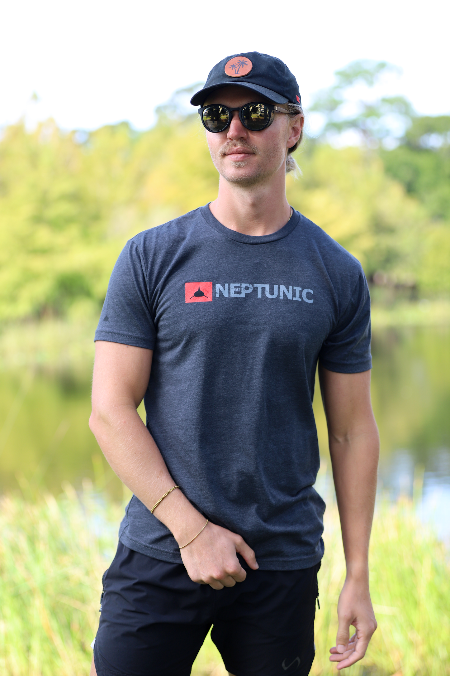 Neptunic Mens White or Gray LOCKUP SS TEE