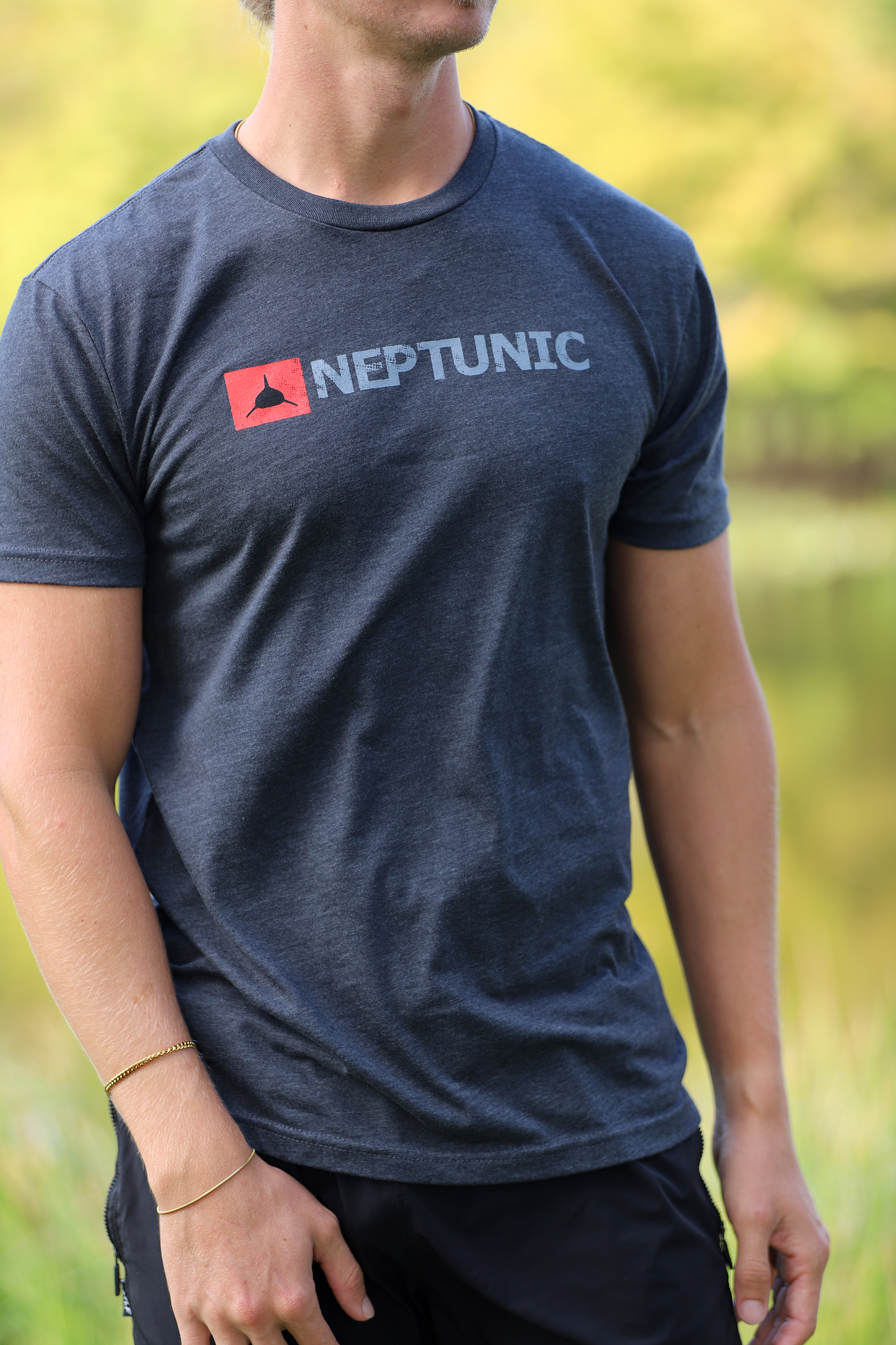 Neptunic Mens White or Gray LOCKUP SS TEE