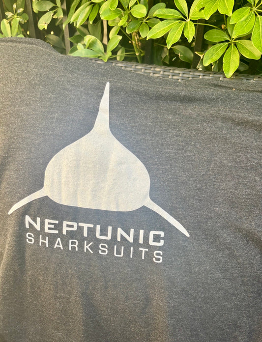 Neptunic OVERSTOCK Mens V Neck Charcoal Tee