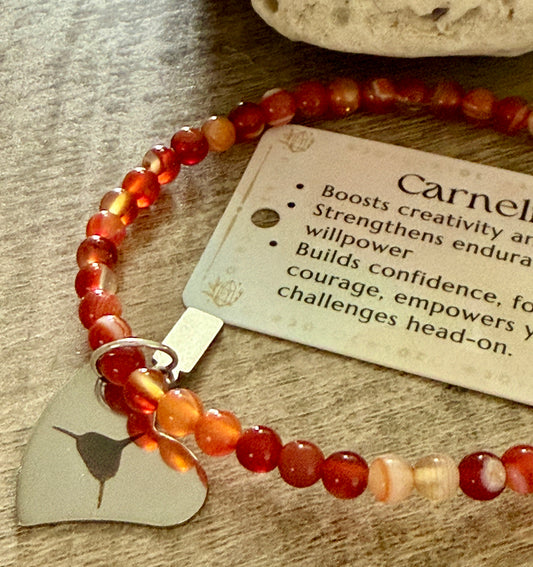 Neptunic Carnelian Bracelet