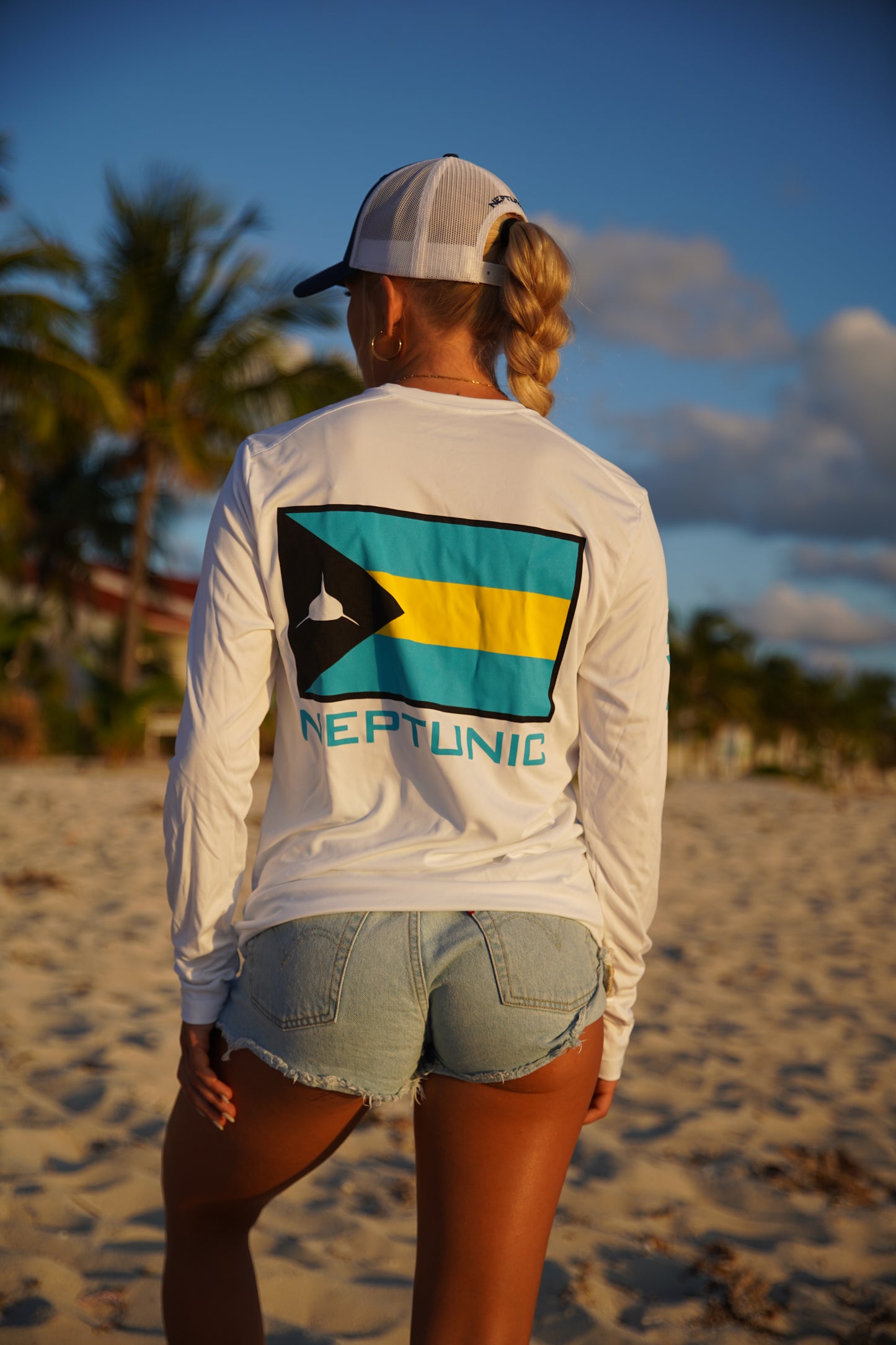 Bahama Flag Long Sleeve UPF