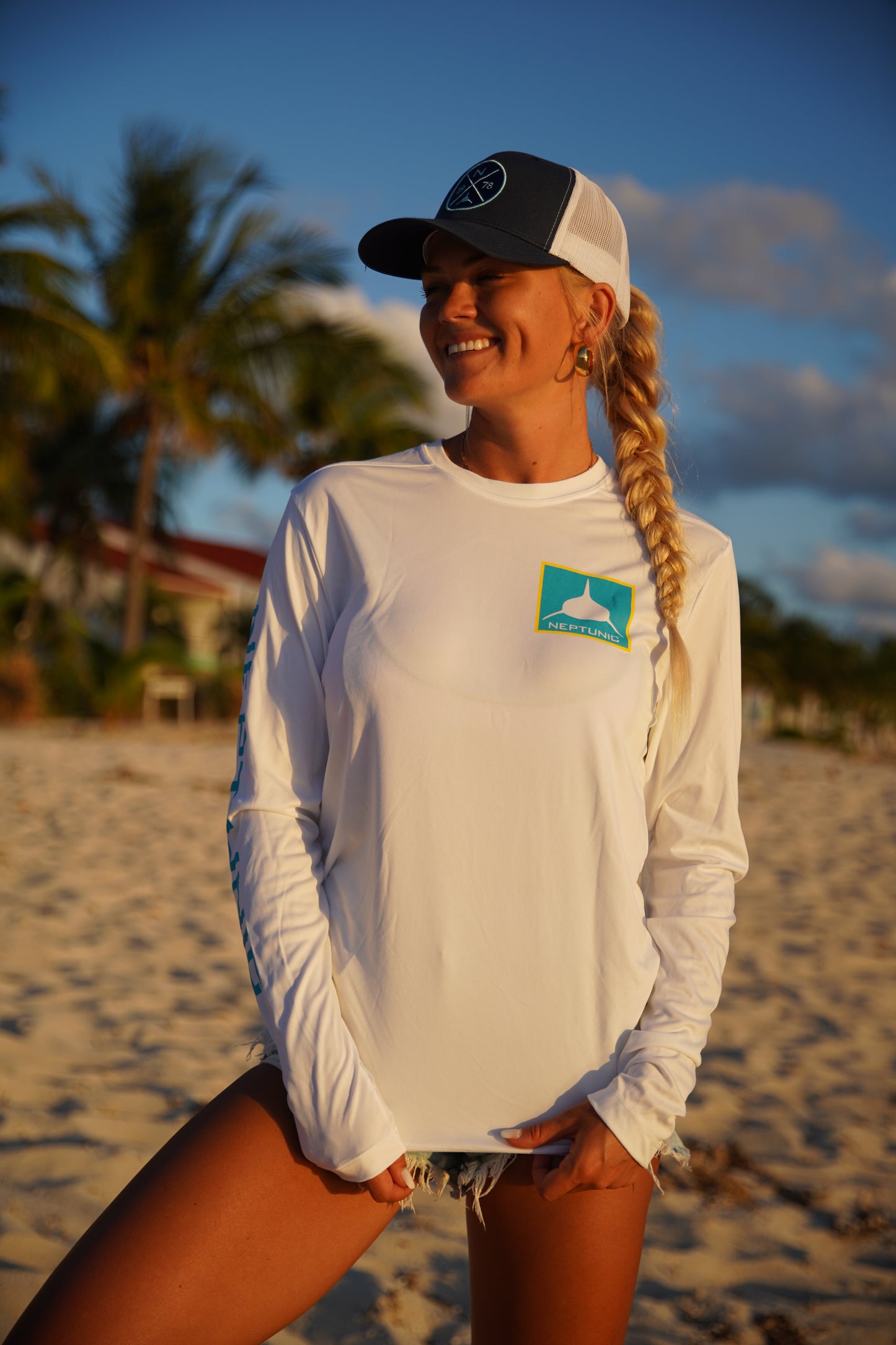 Bahama Flag Long Sleeve UPF