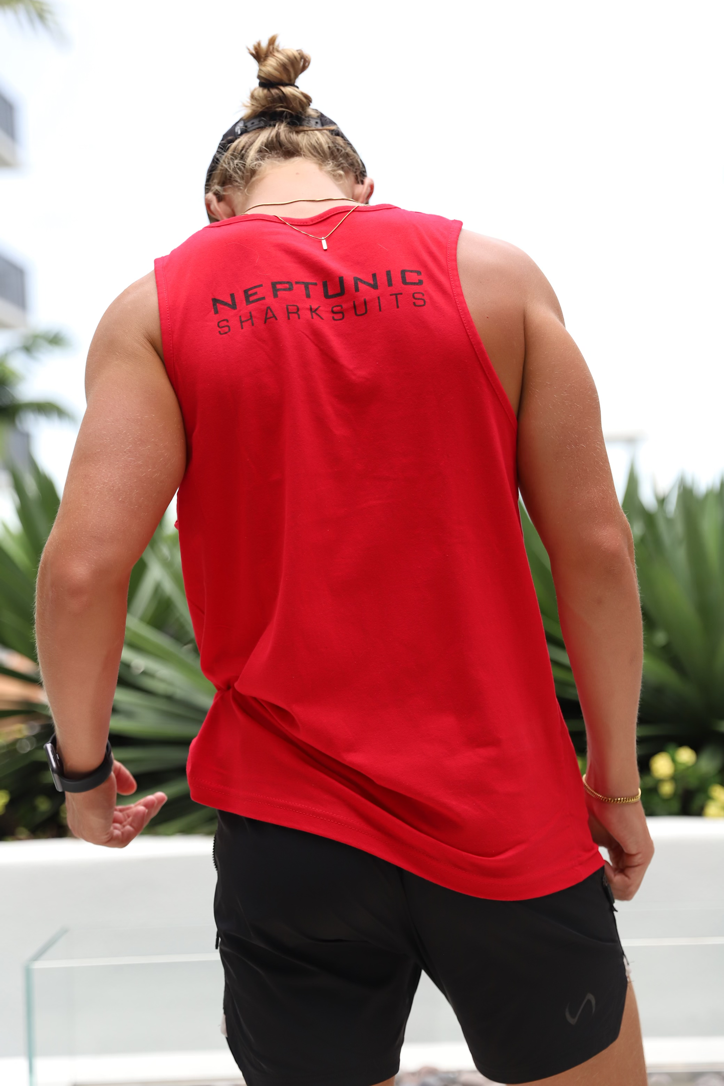 Men’s RED FADER Tank Top