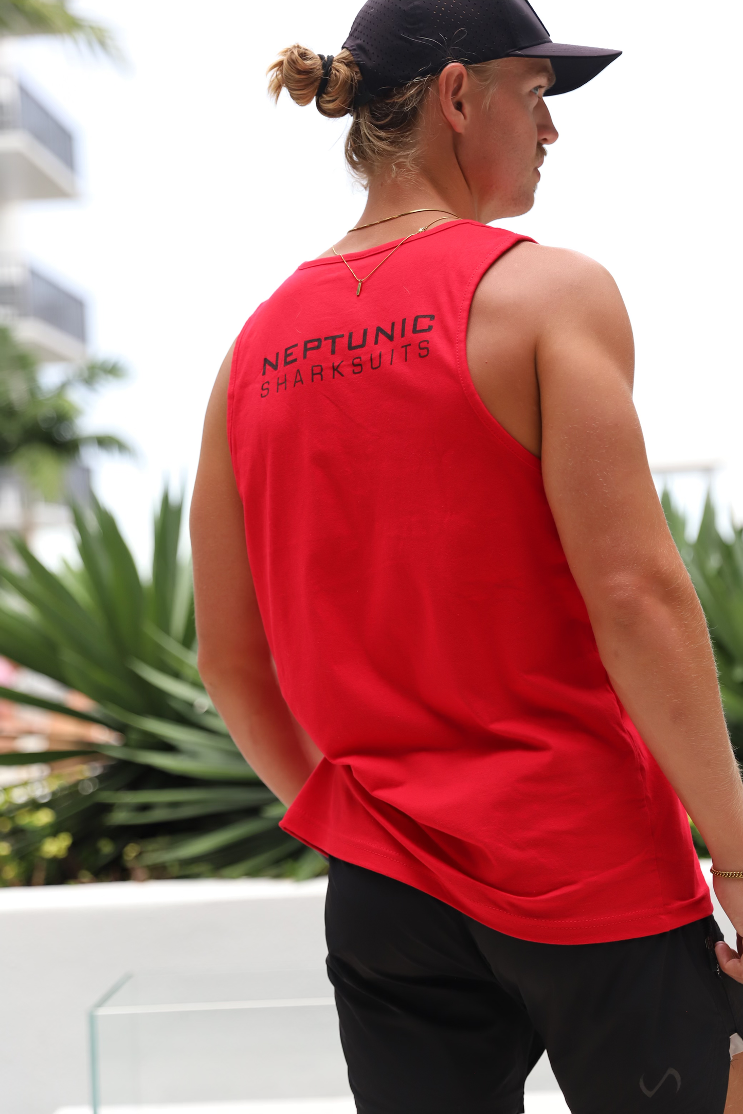 Men’s RED FADER Tank Top