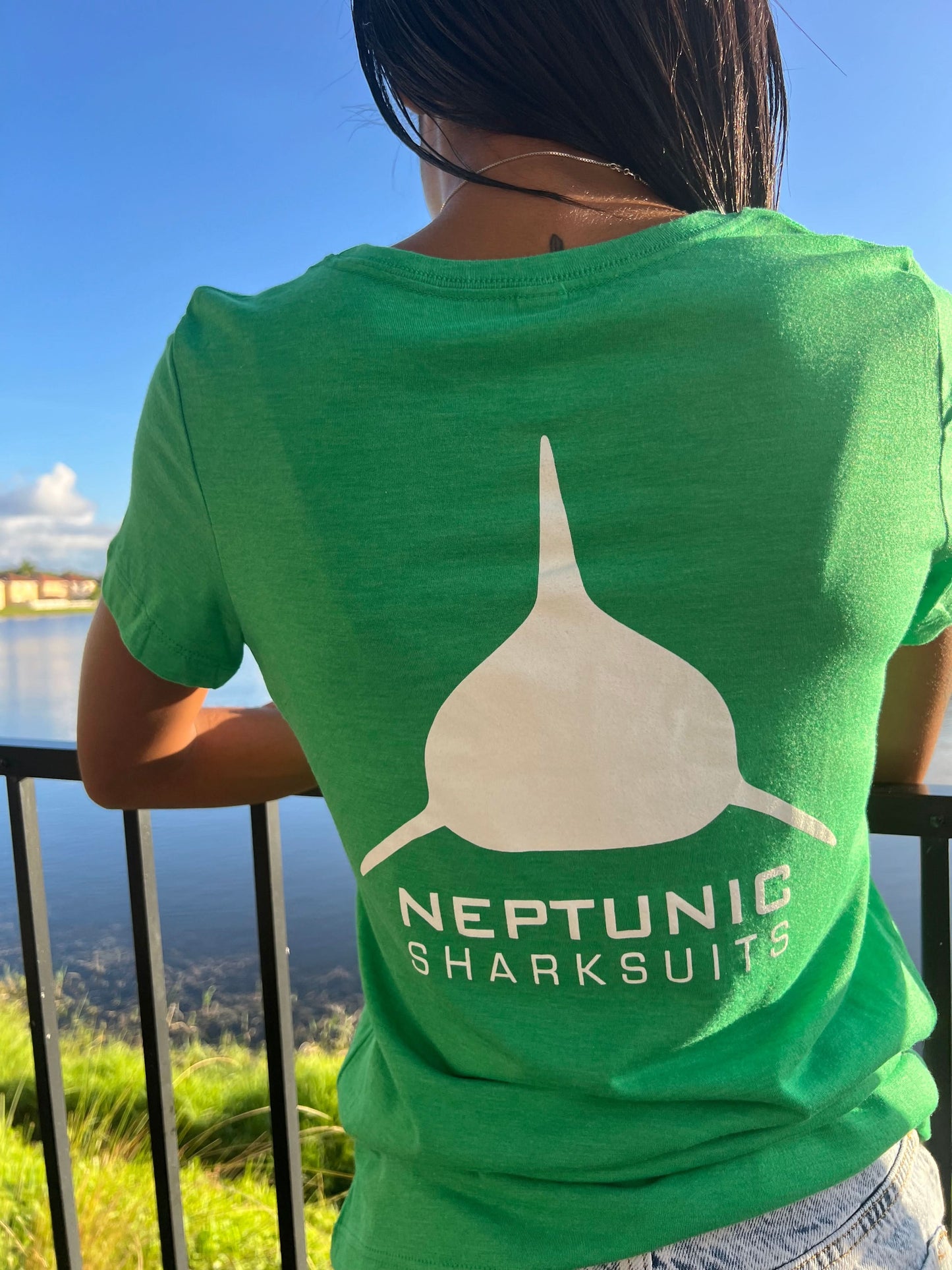 Neptunic Overstock Womens Green Tee