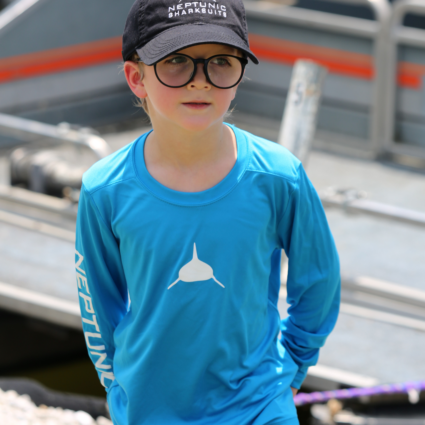 Youth Unisex Long Sleeve Tee UPF50