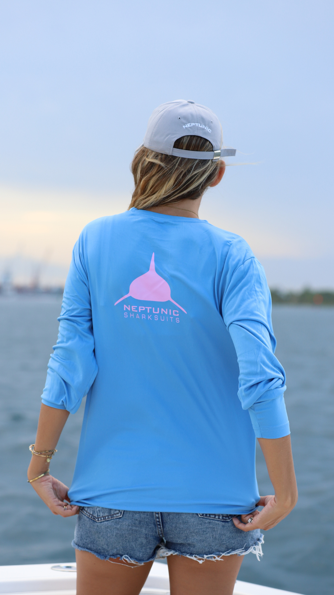 Woman's Neptunic Performance Long Sleeve- Light Blue