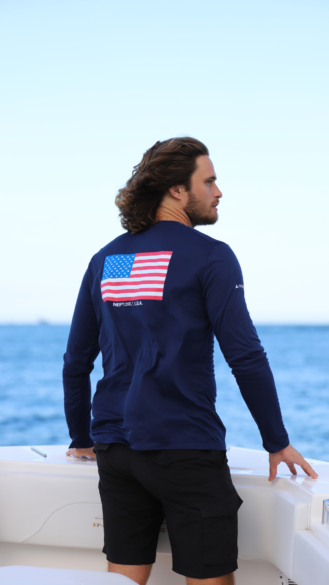 Neptunic/CZ POW UPF 50 Performance Hoodie- Island Paradise