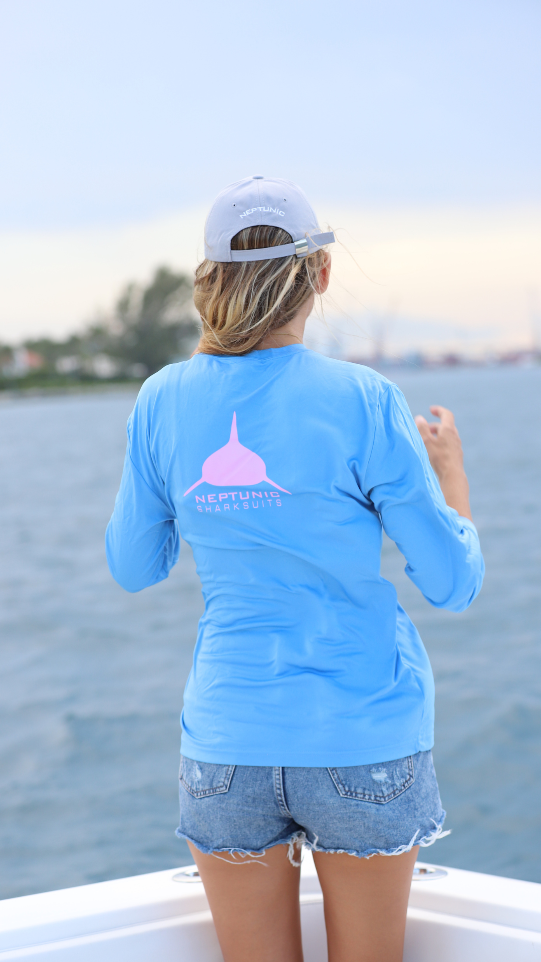 Woman's Neptunic Performance Long Sleeve- Light Blue