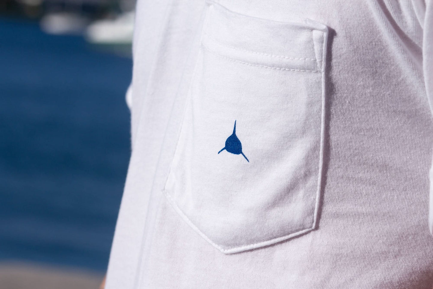 New!! Neptunic White Pocket Tee