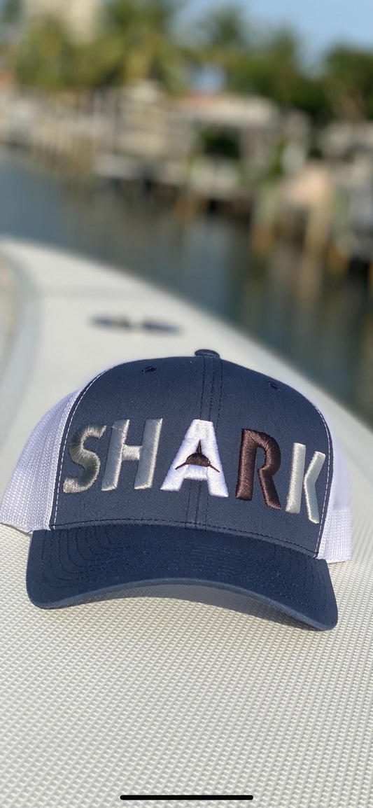 3d SHARK Hat in White (Shark Week Limited Edition)