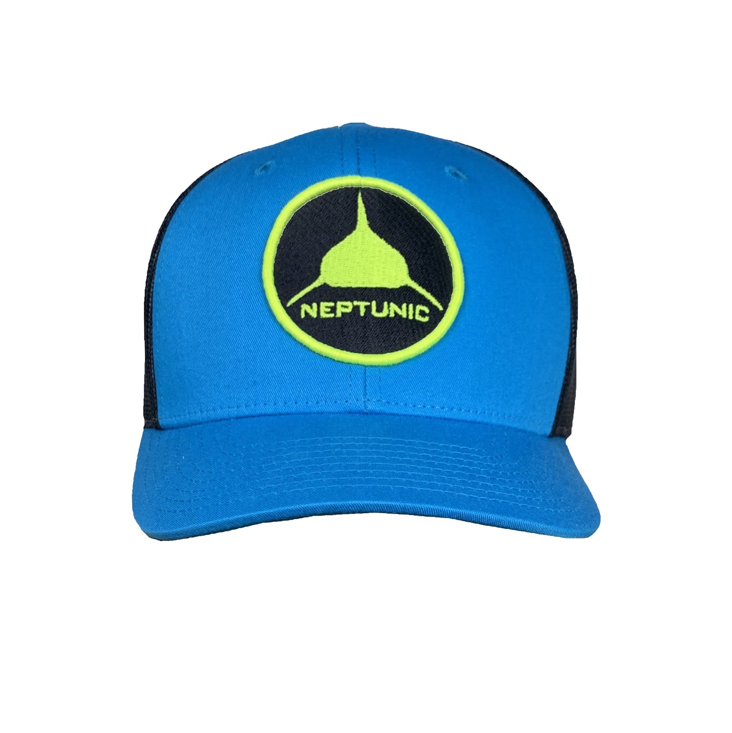Cyan Circle Patch Hat