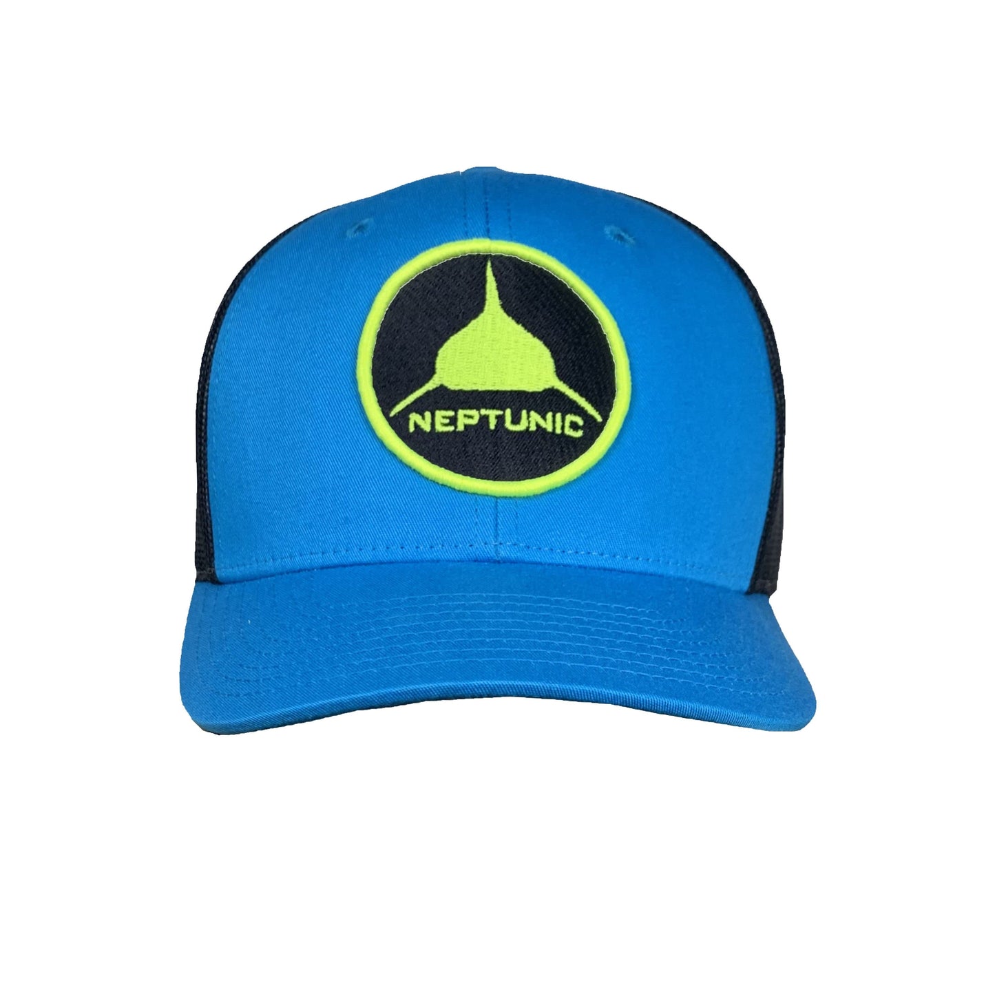 Cyan Circle Patch Hat