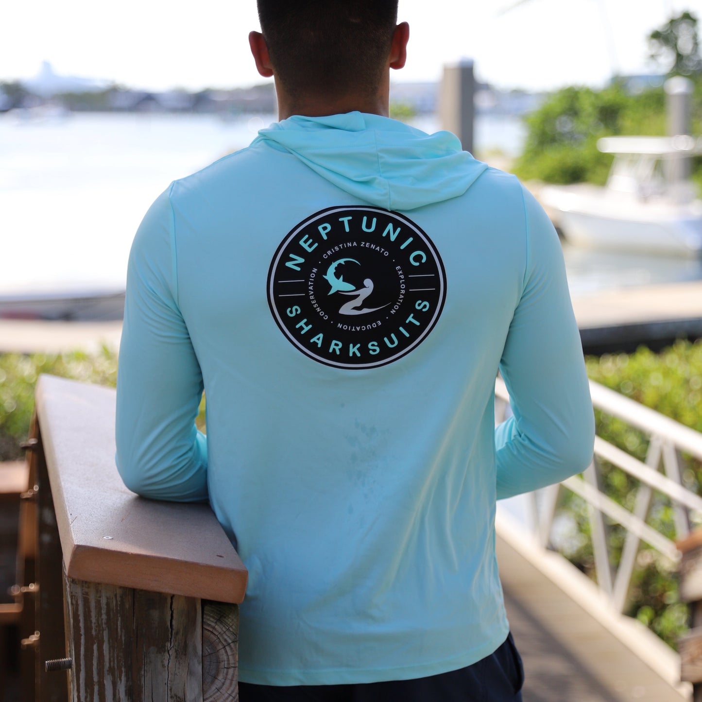 Neptunic/CZ POW UPF 50 Performance Hoodie- Island Paradise