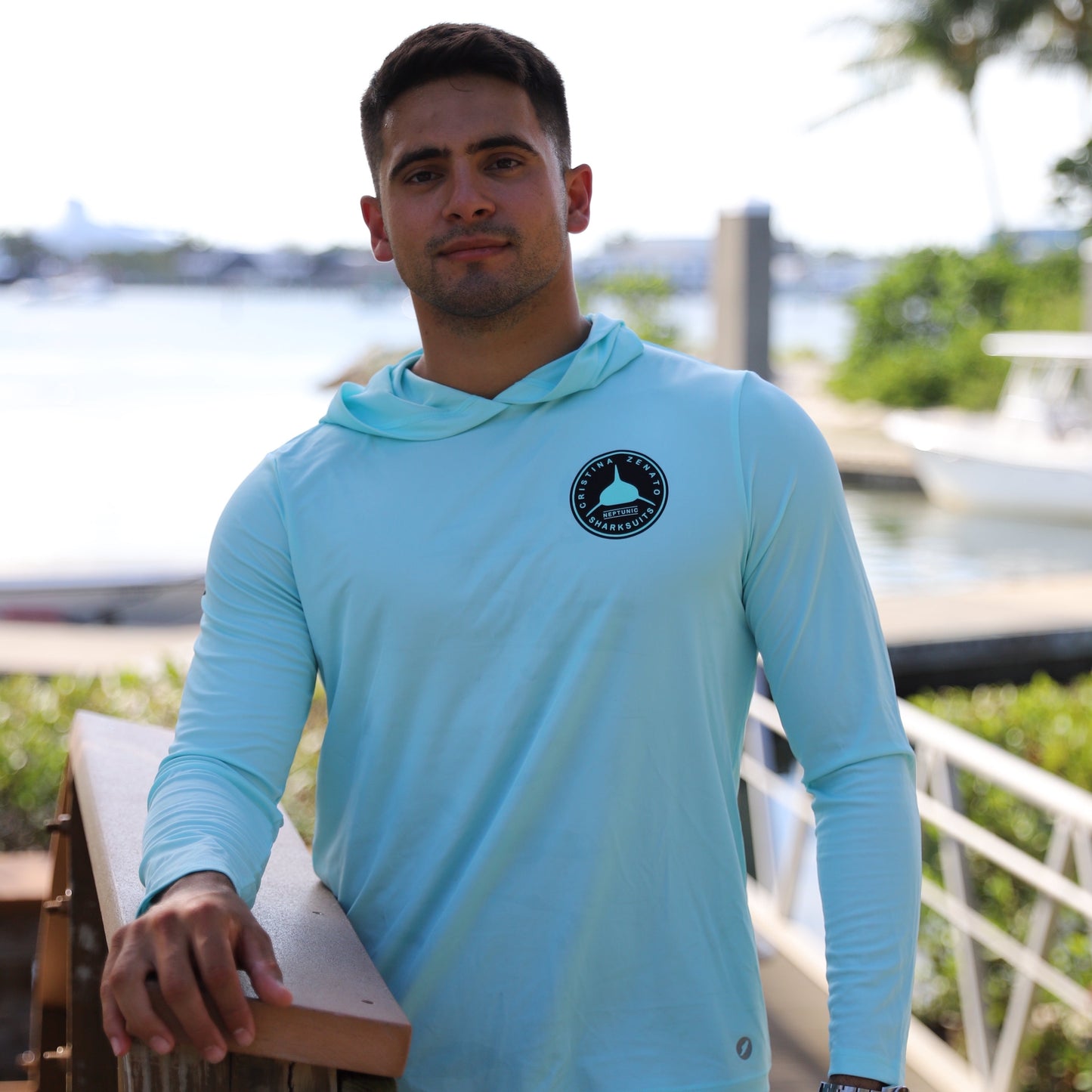 Neptunic/CZ POW UPF 50 Performance Hoodie- Island Paradise