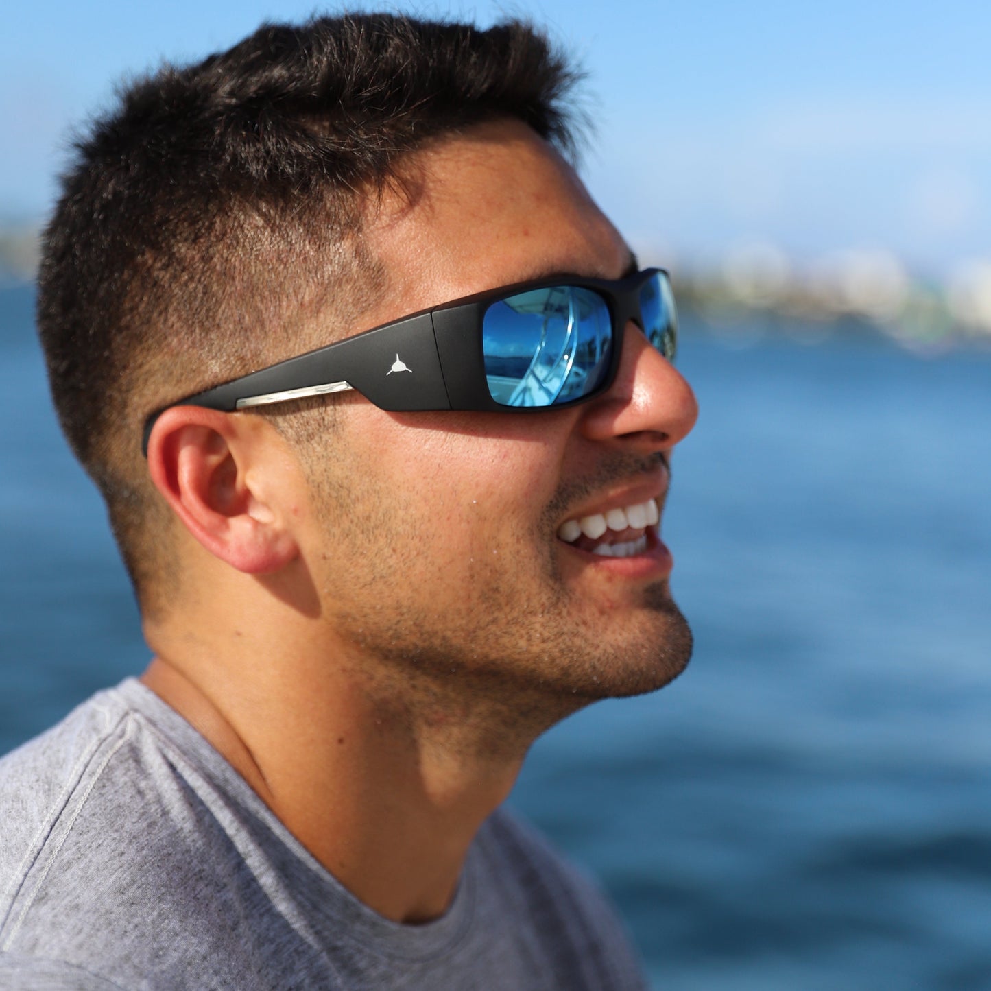 Blue Shark Polarized Sunglasses