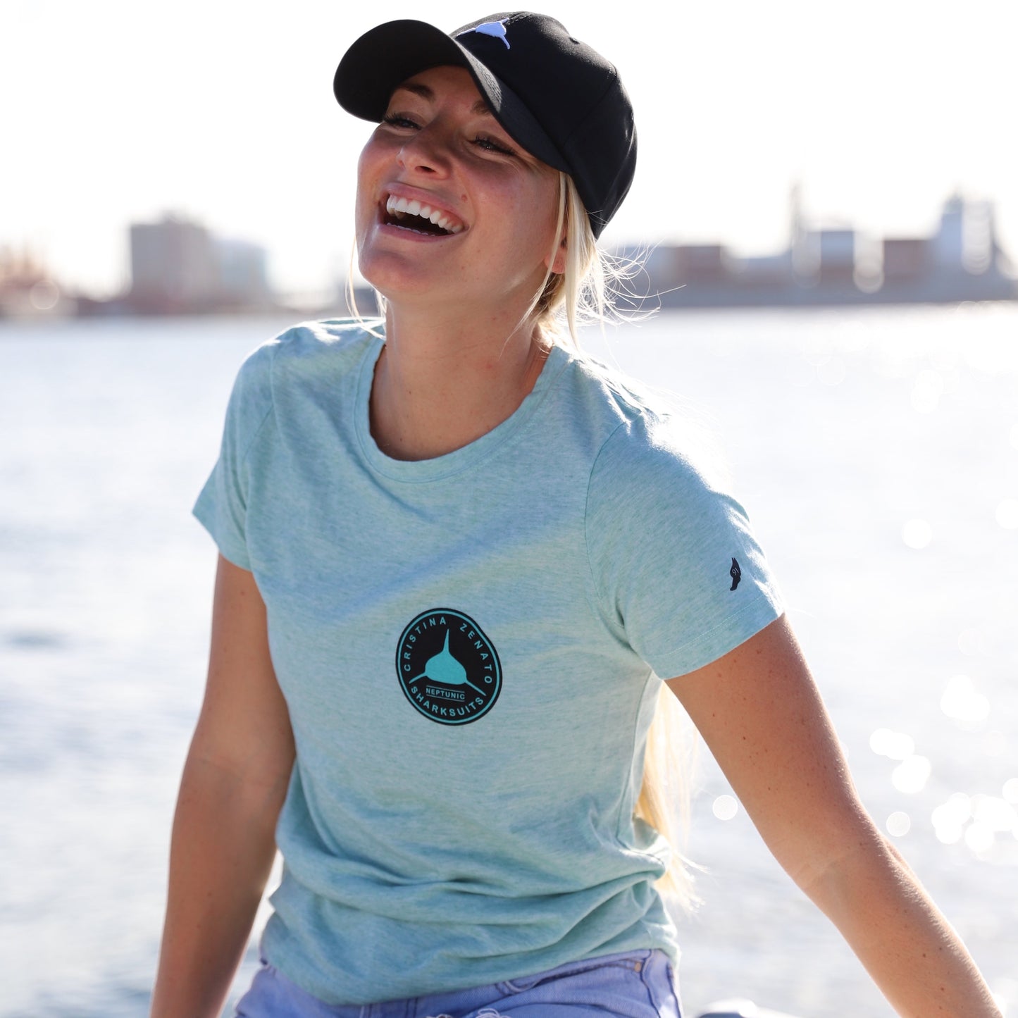 Women's Neptunic/CZ POW Tee -Mint