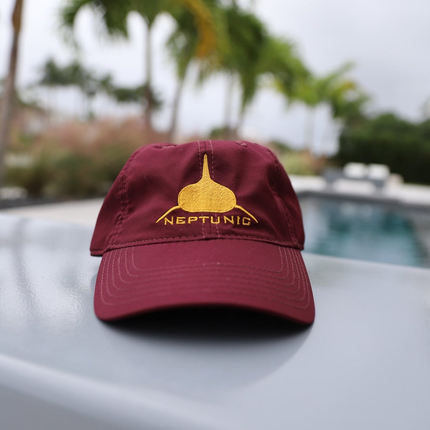 Neptunic University Cool Fit Hat - Burgundy/Gold