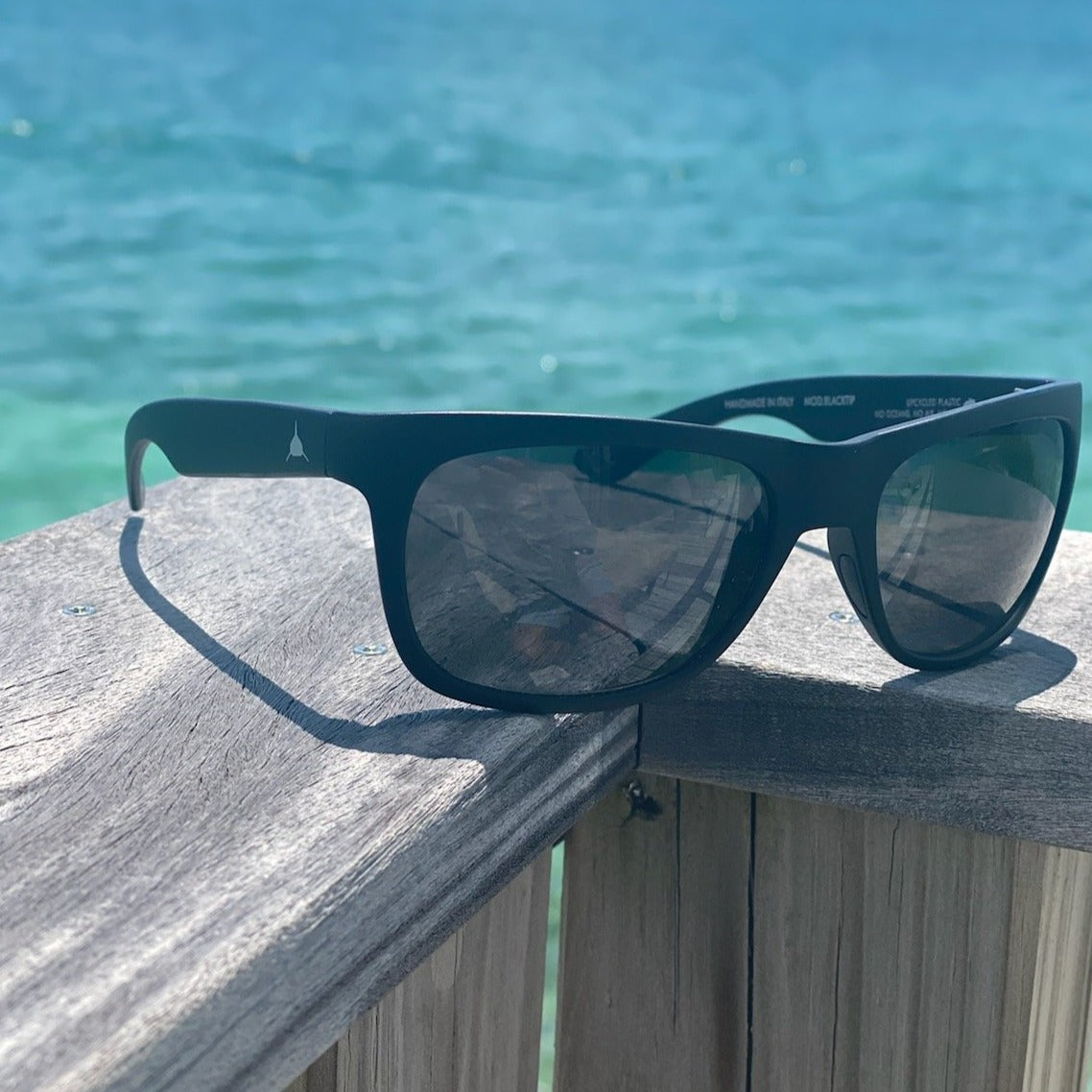 Black Tip Shark Polarized Sunglasses
