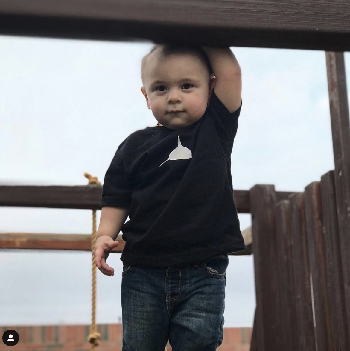 Toddler Tee in Black