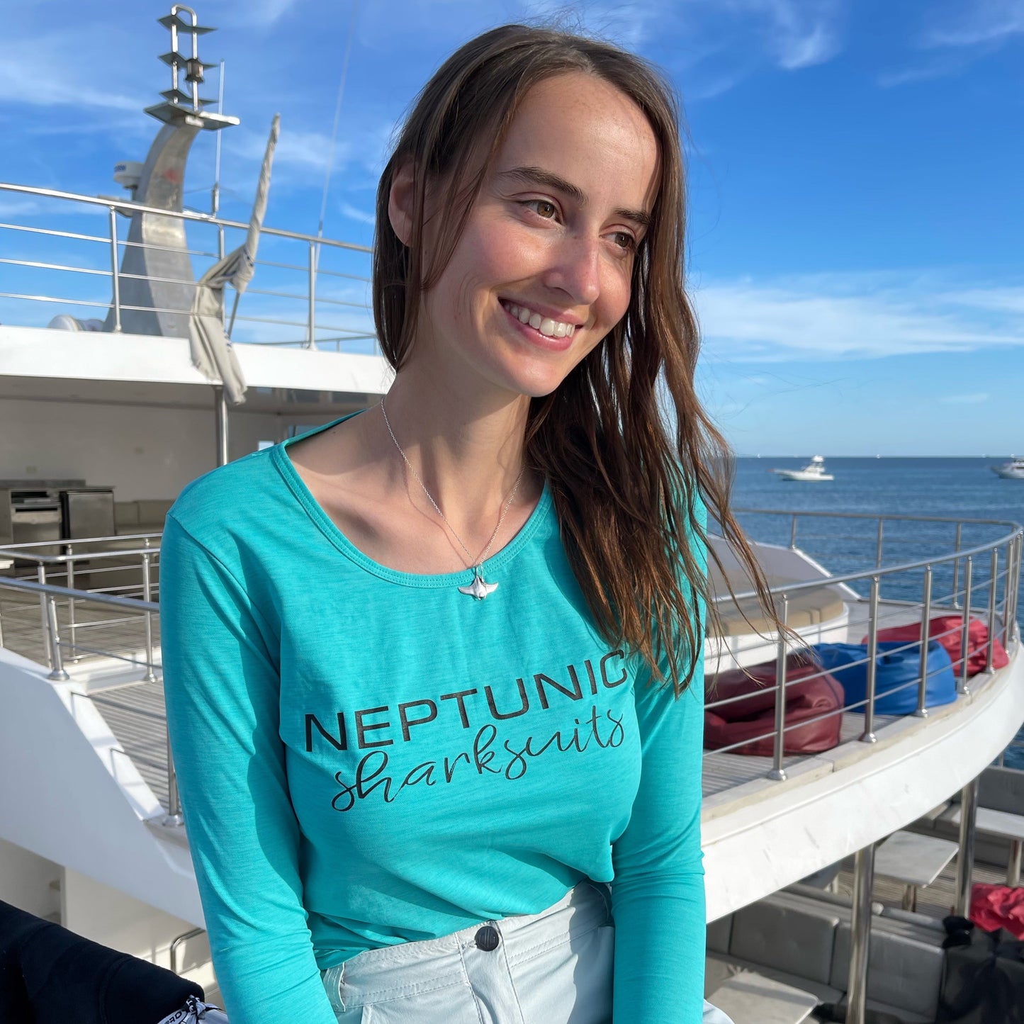 Overstock Womens Lycra in Ocean Marine
