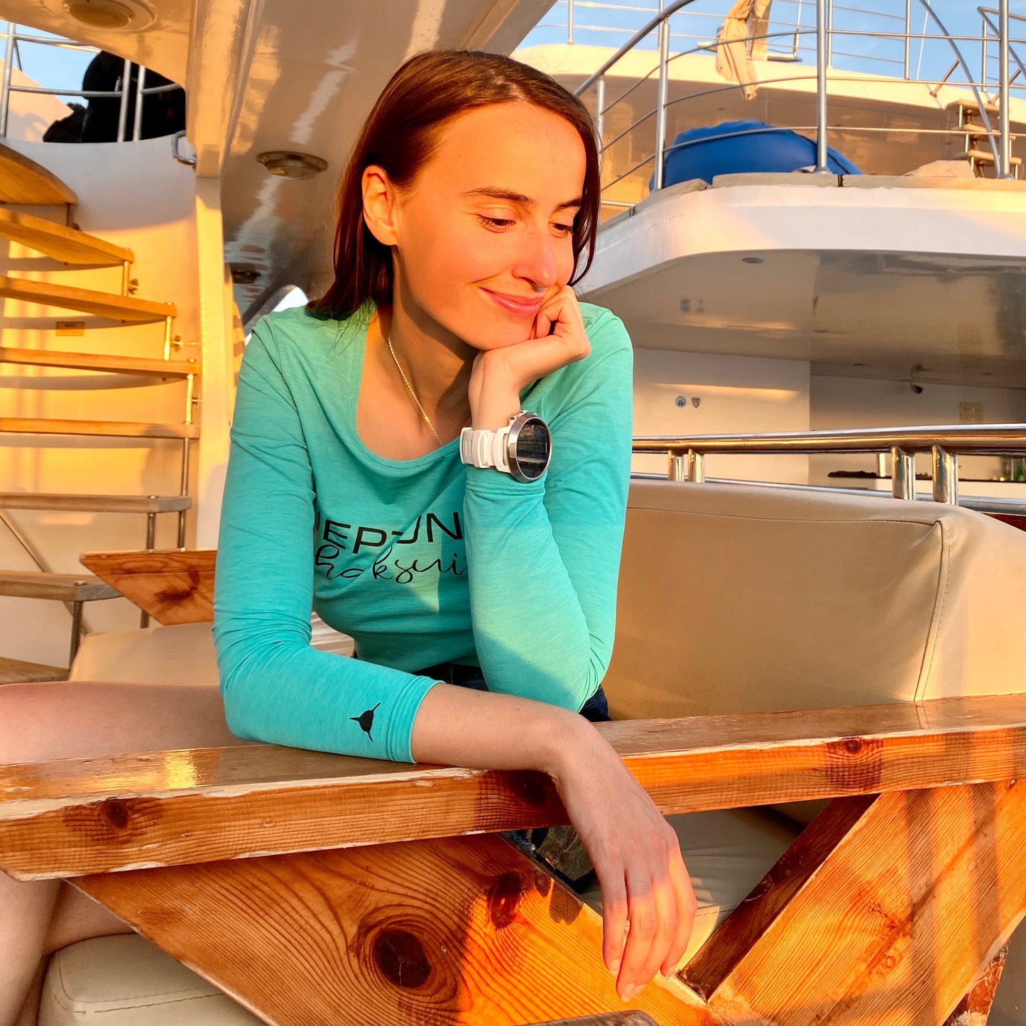 Overstock Womens Lycra in Ocean Marine