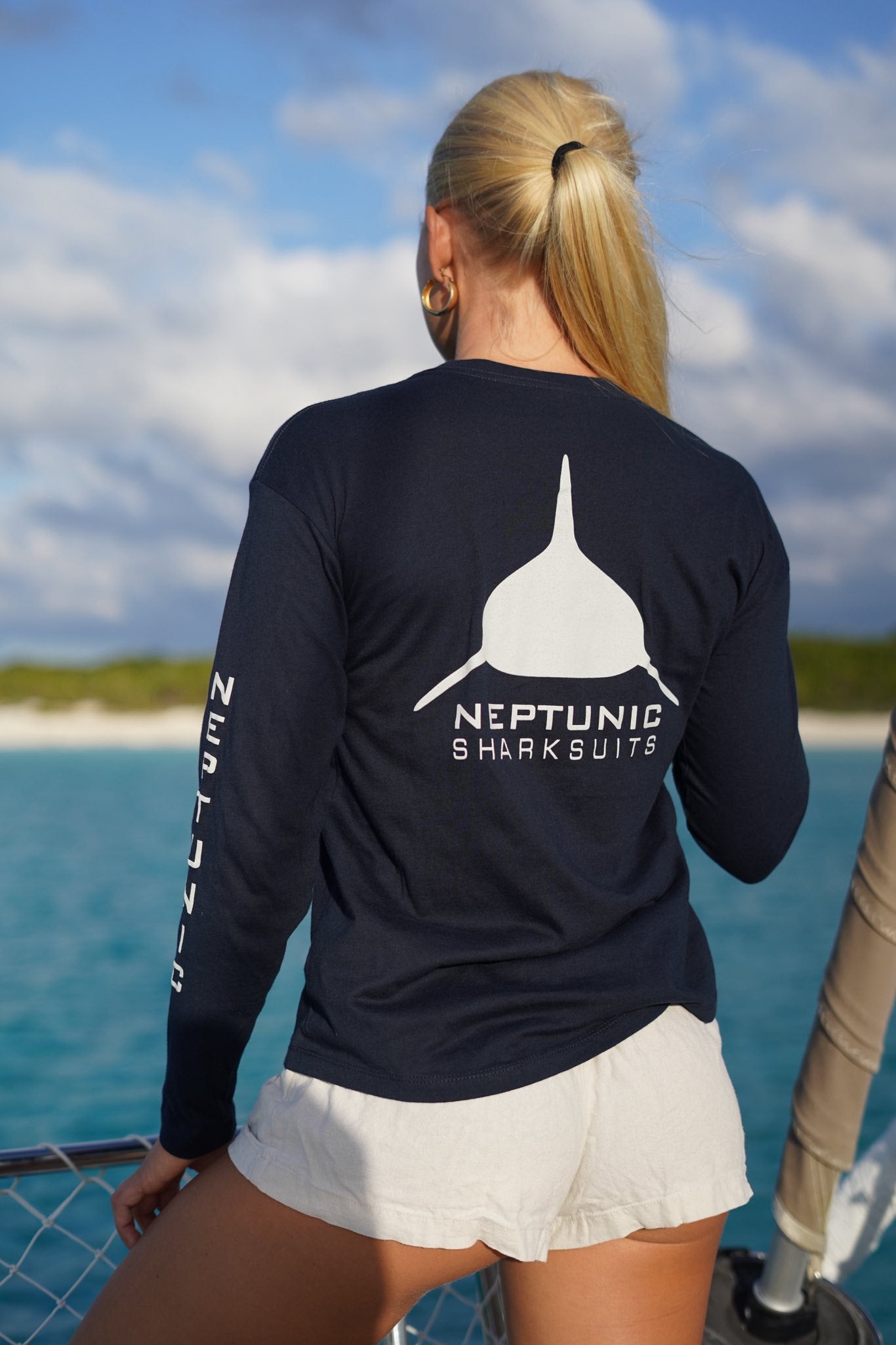 Neptunic Women's Long Sleeve Relax Fit Tee