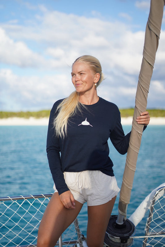 Neptunic Women's Long Sleeve Relax Fit Tee