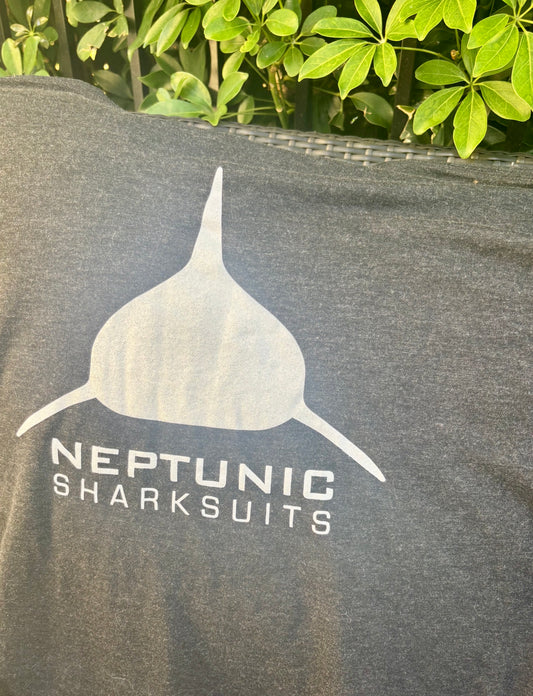 Neptunic OVERSTOCK Mens V Neck Charcoal Tee