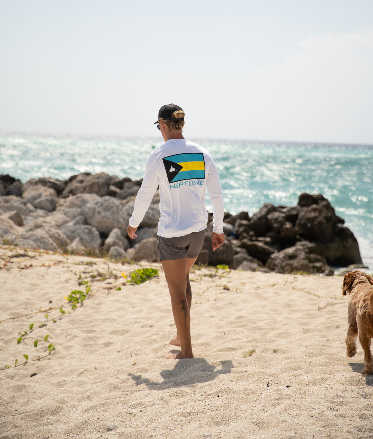 NEW! Bahama Flag Long Sleeve UPF