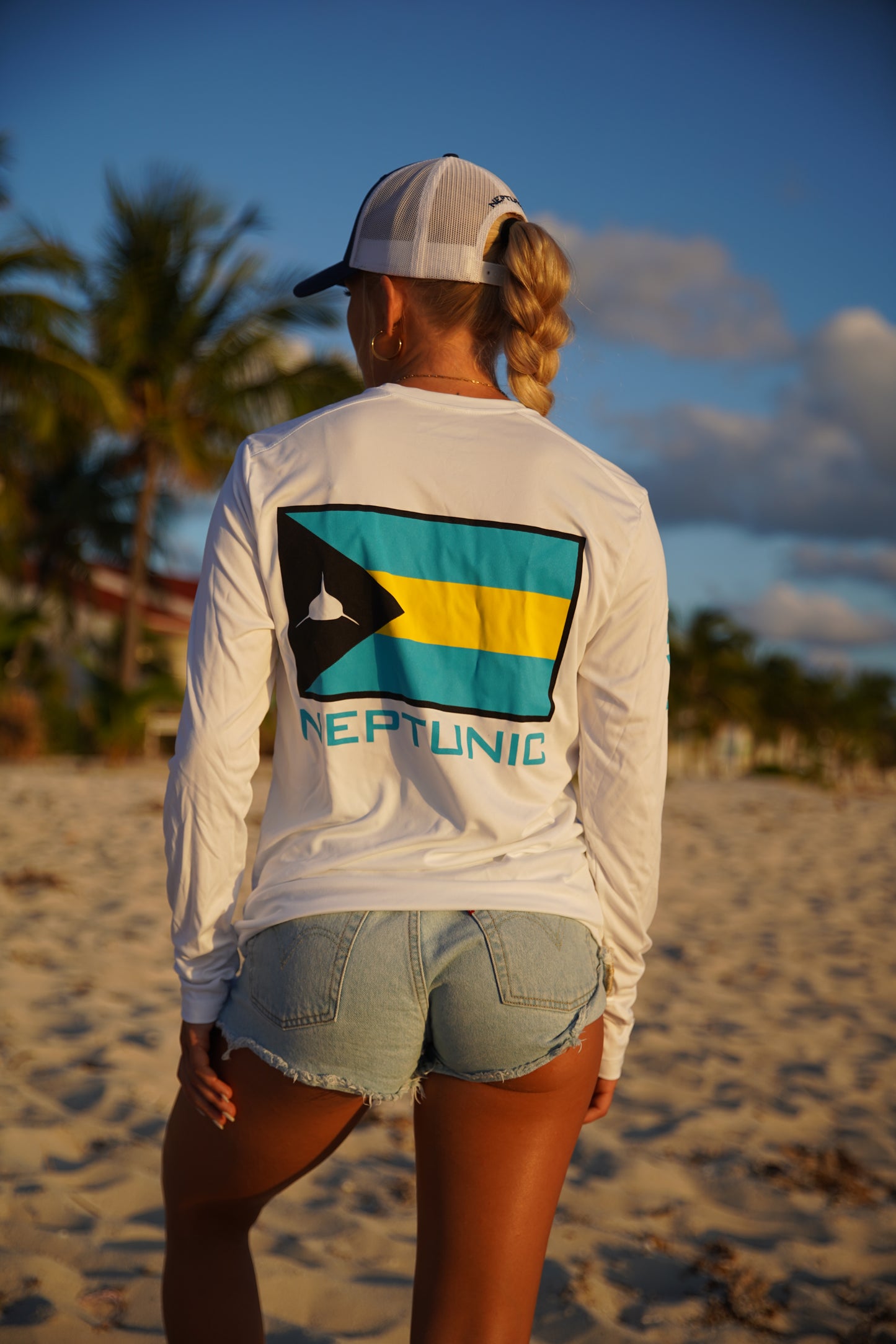 NEW! Bahama Flag Long Sleeve UPF