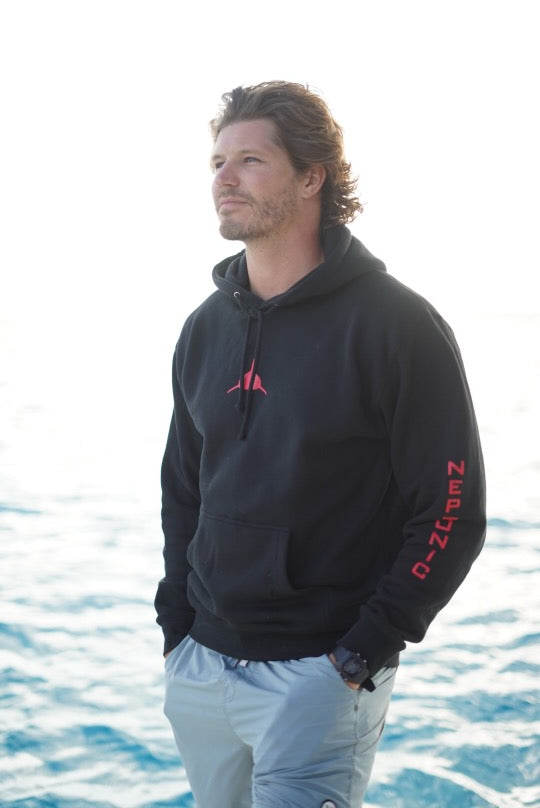 Neptunic Classic Pullover Hoodie Red/Black