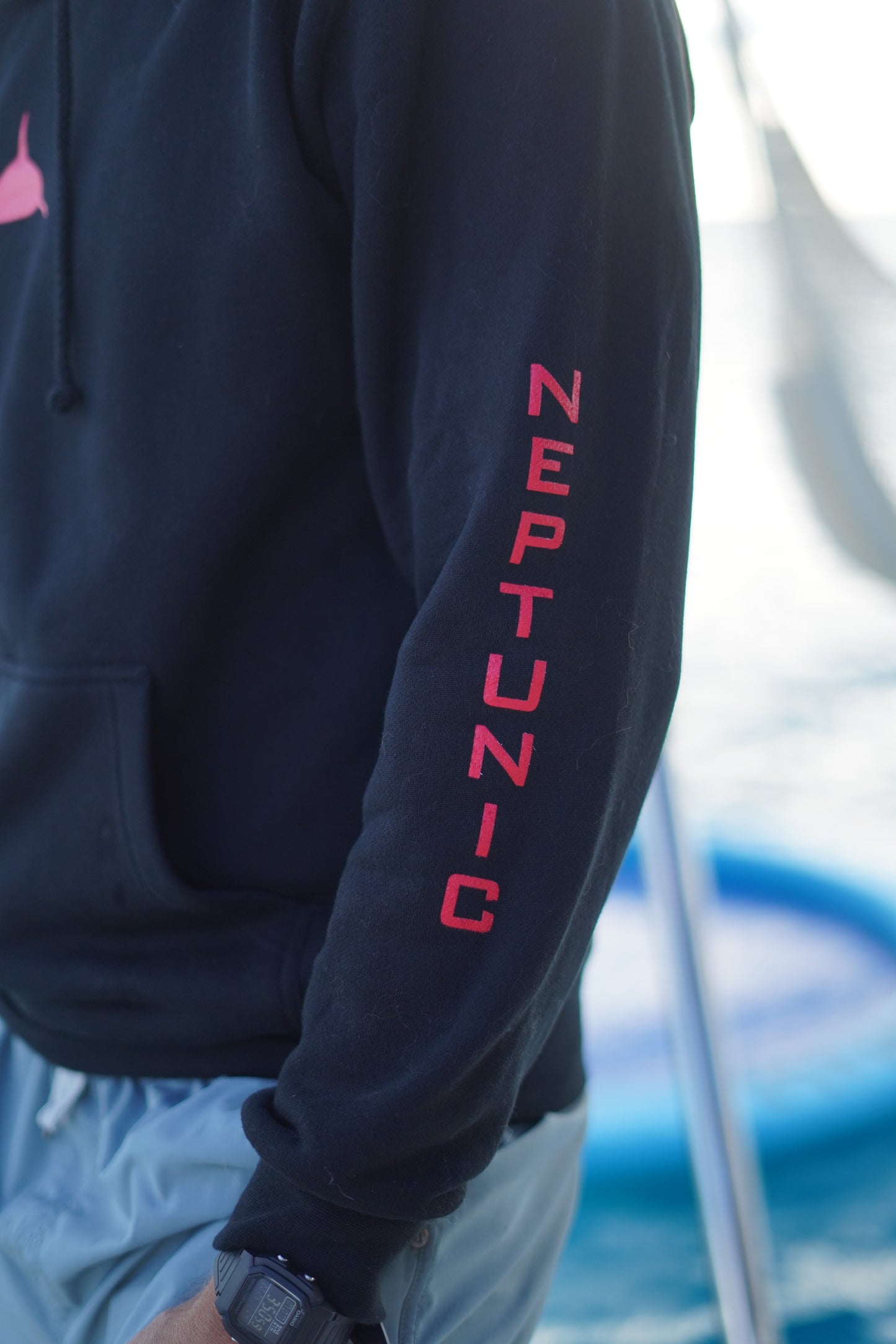 Neptunic Classic Pullover Hoodie Red/Black