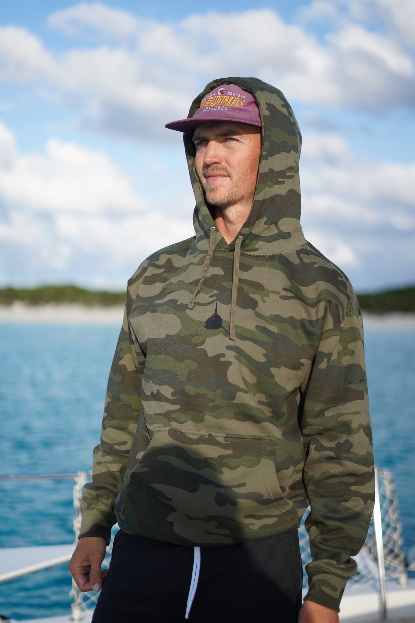 Mens Neptunic Freedom Camo Hoodie