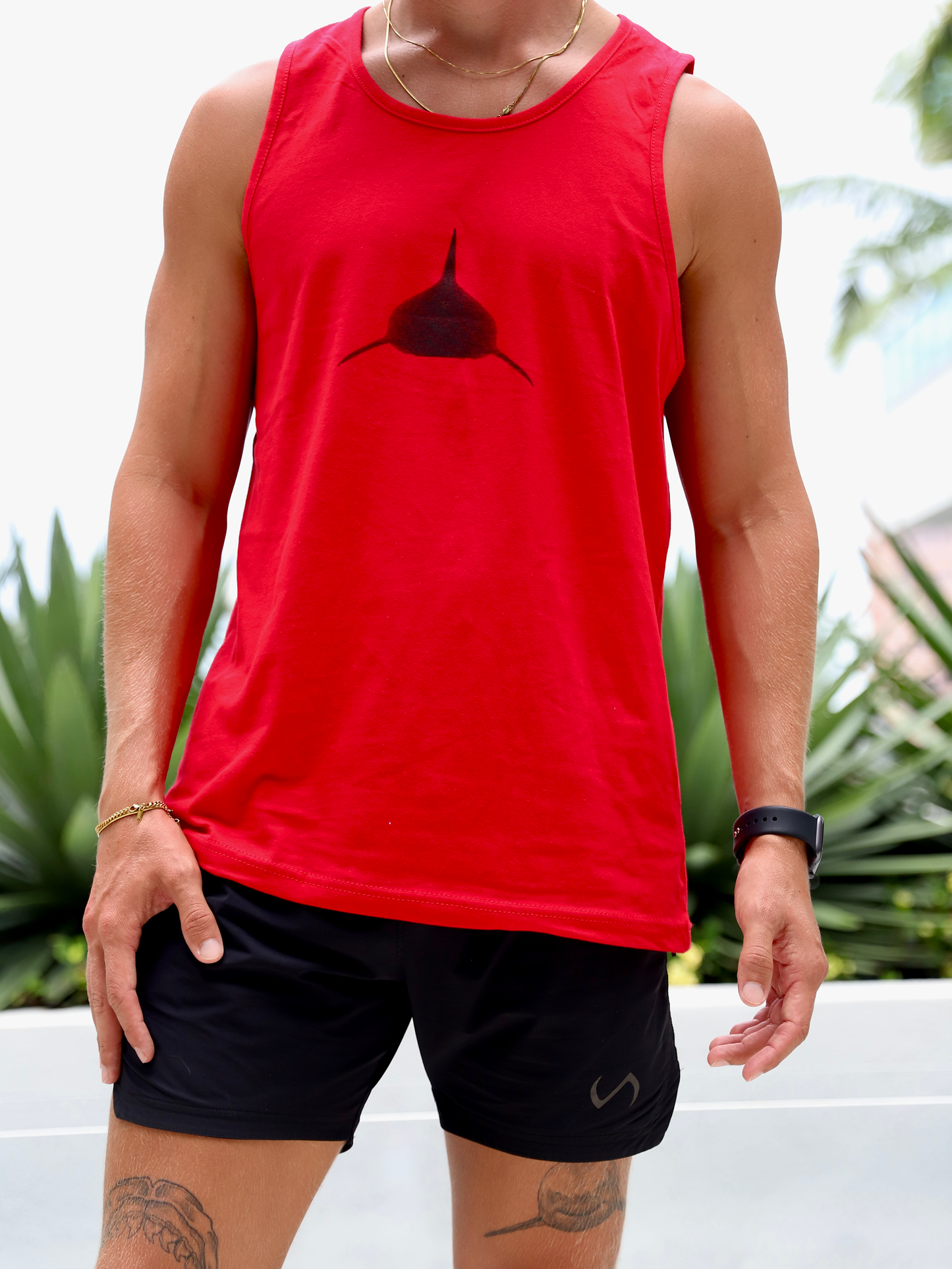 New!! Men’s RED FADER Tank Top