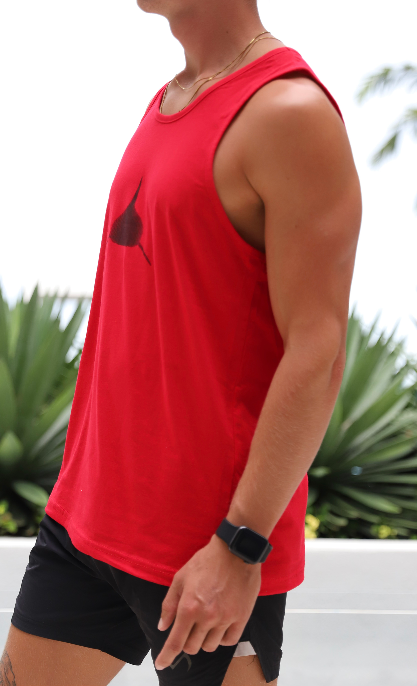 New!! Men’s RED FADER Tank Top