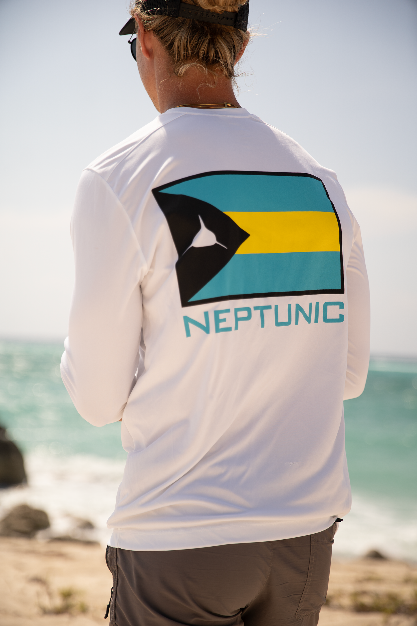 NEW! Bahama Flag Long Sleeve UPF