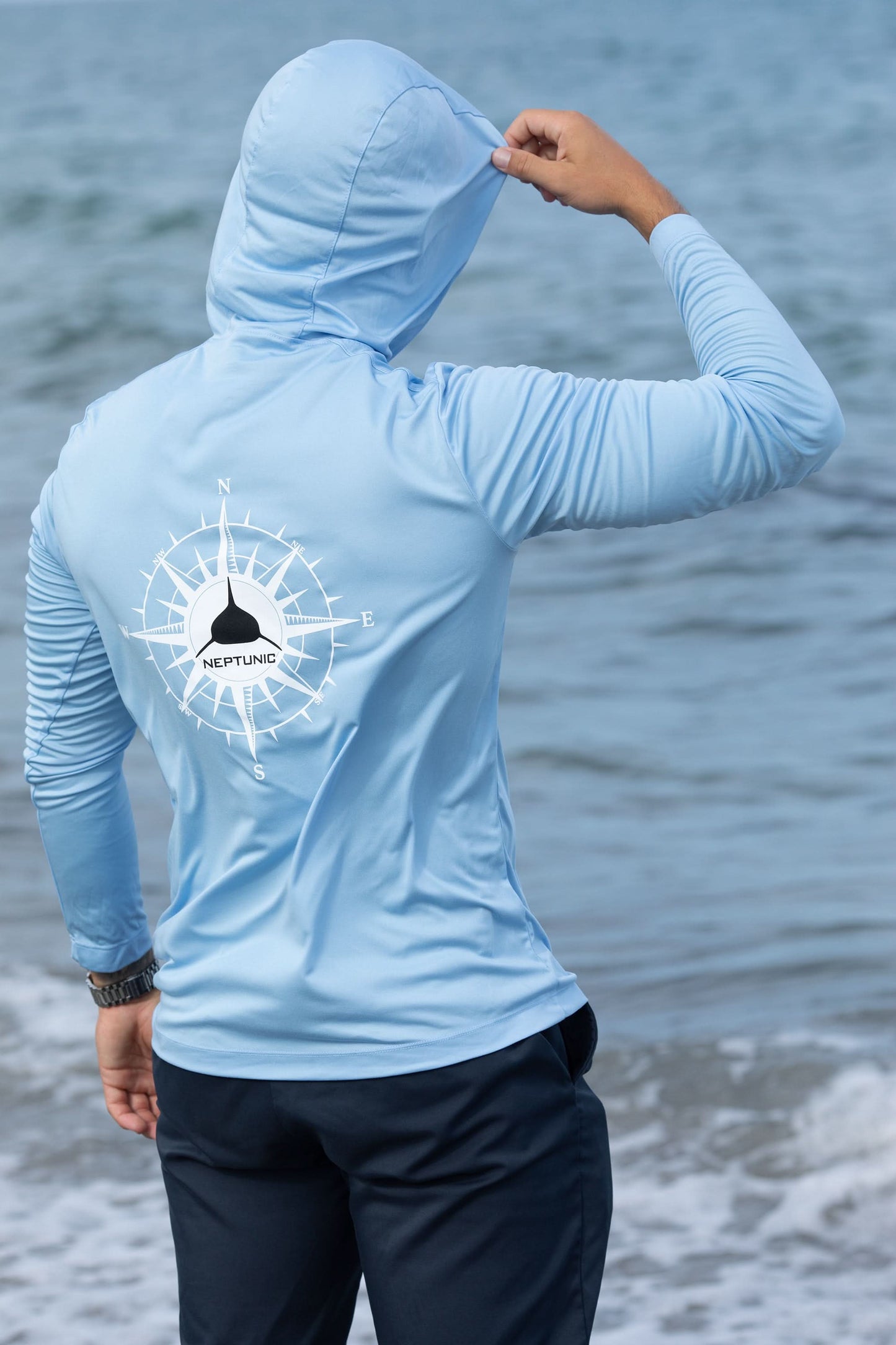 Neptunic Men’s Compass Hooded SPF Tee