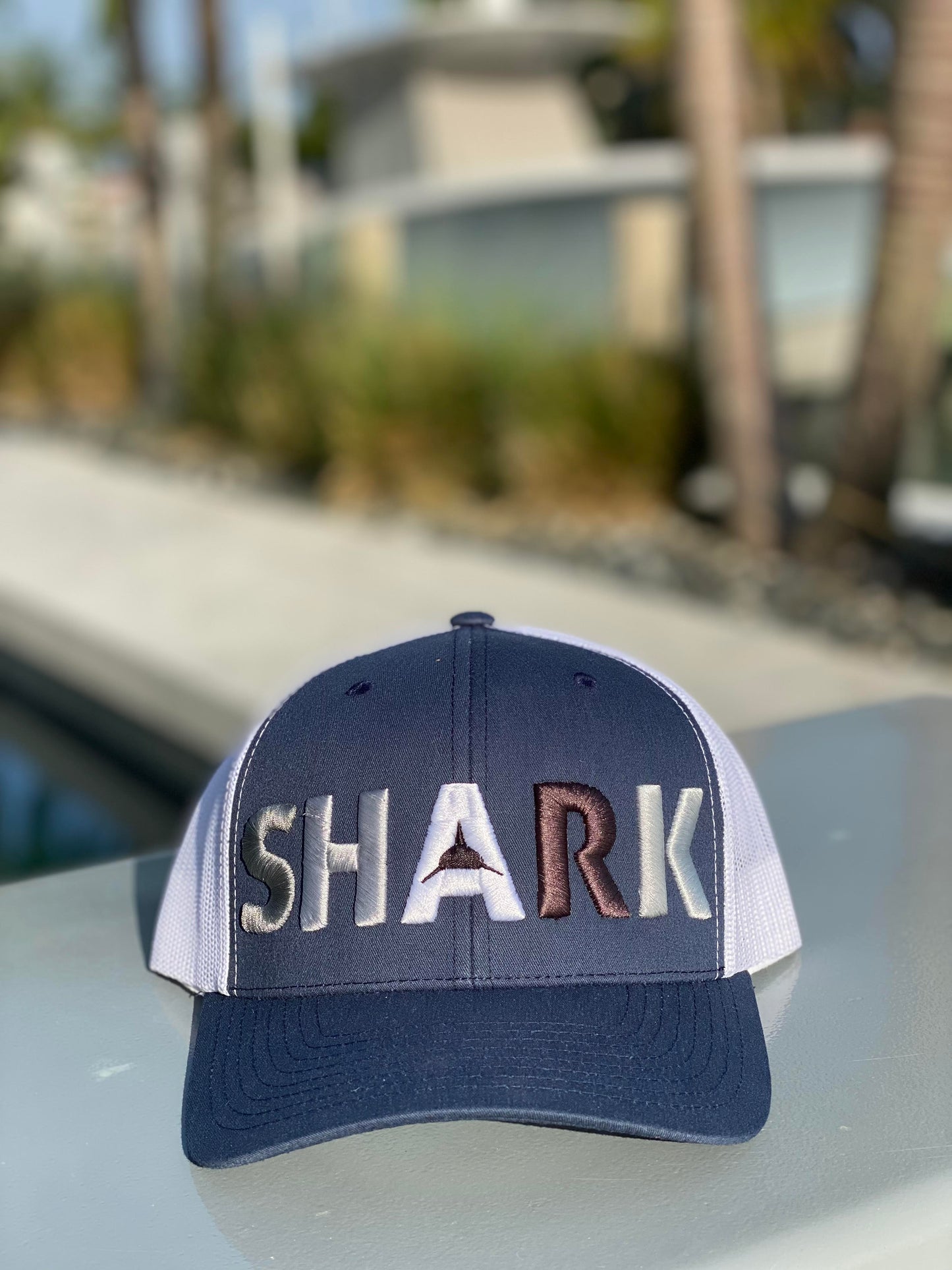 3d SHARK Hat in White (Shark Week Limited Edition)