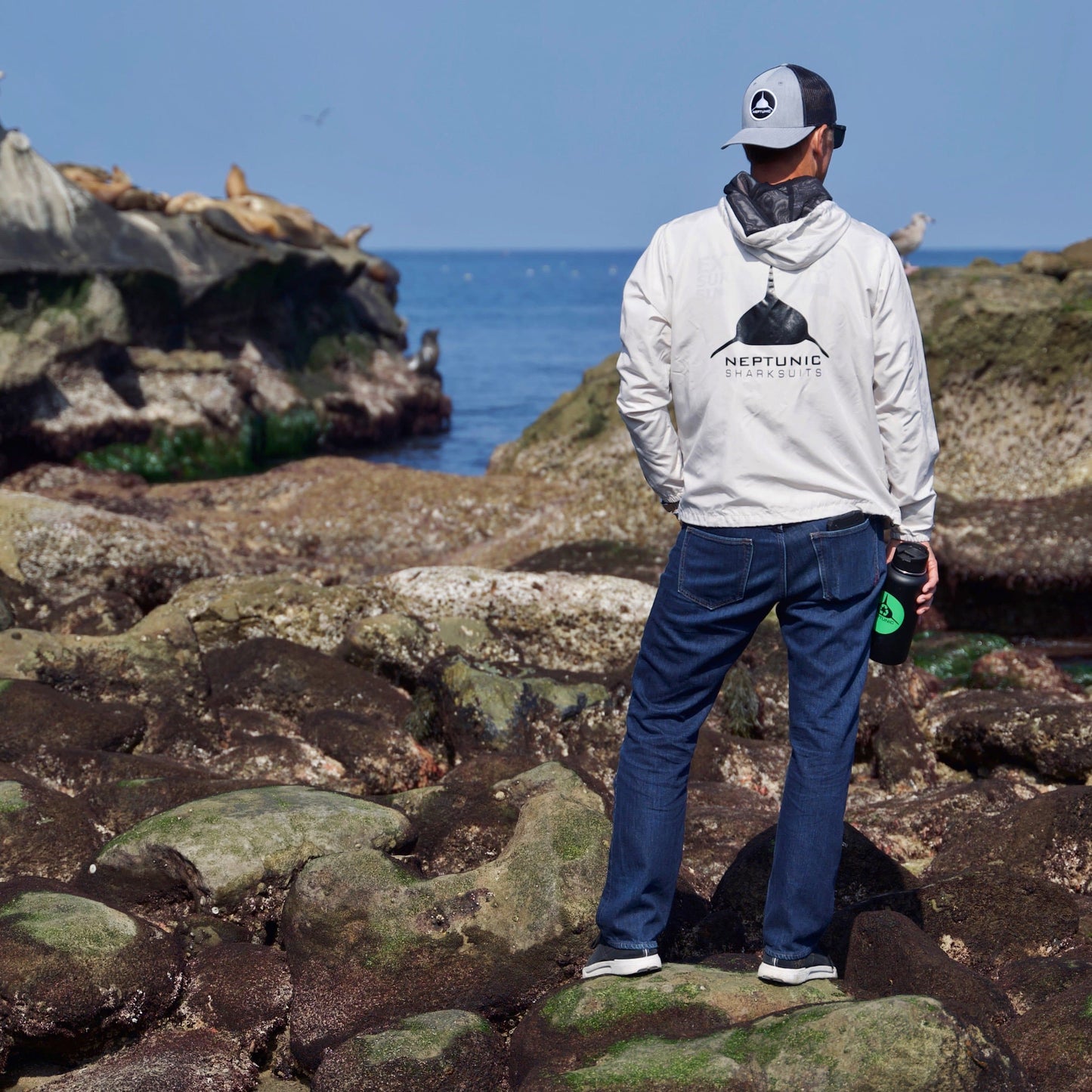 Neptunic Men's Lightweight Windbreaker Jacket