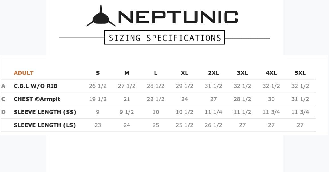 Unisex Neptunic Compass Performance Long Sleeve Tee