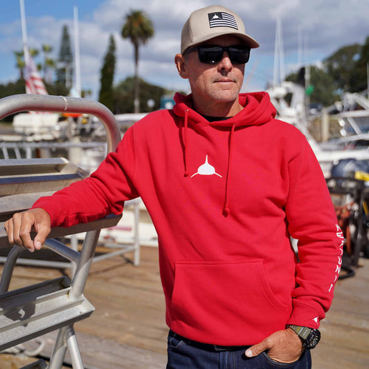 Overstock Neptunic Classic Hoodie in Red