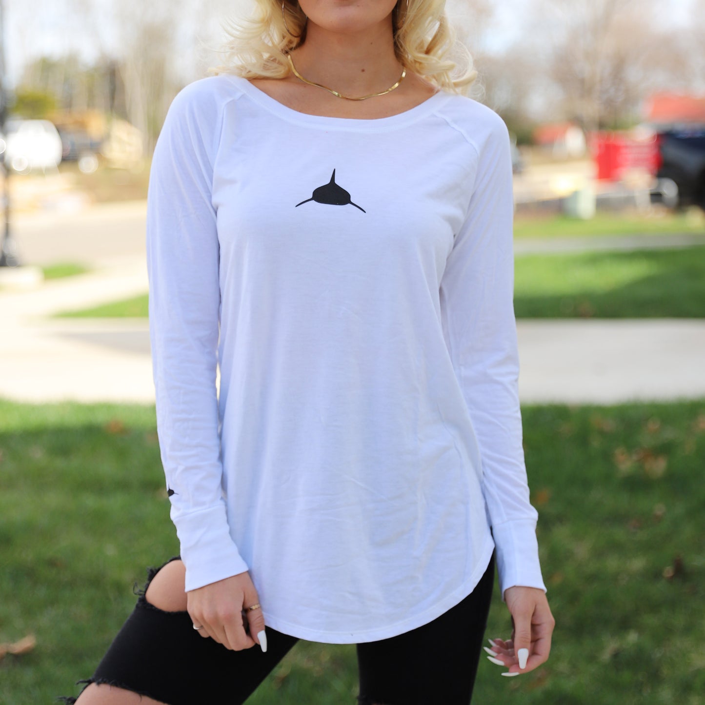 Womens Classic Long Sleeve in White